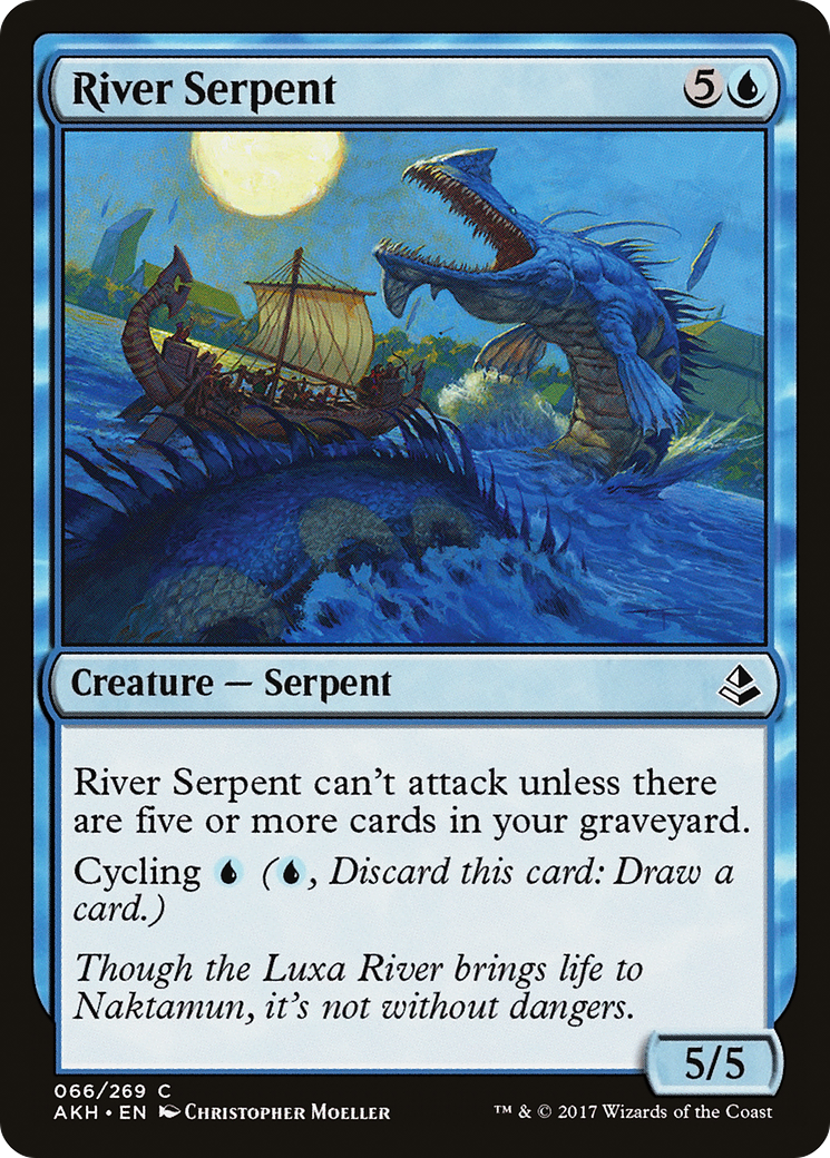 River Serpent (066) Foil - Amonkhet
