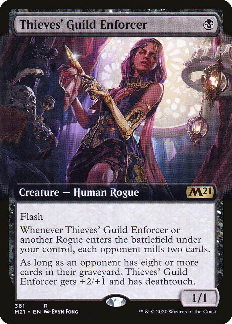 Thieves' Guild Enforcer (Extended Art) (361) - Core Set 2021