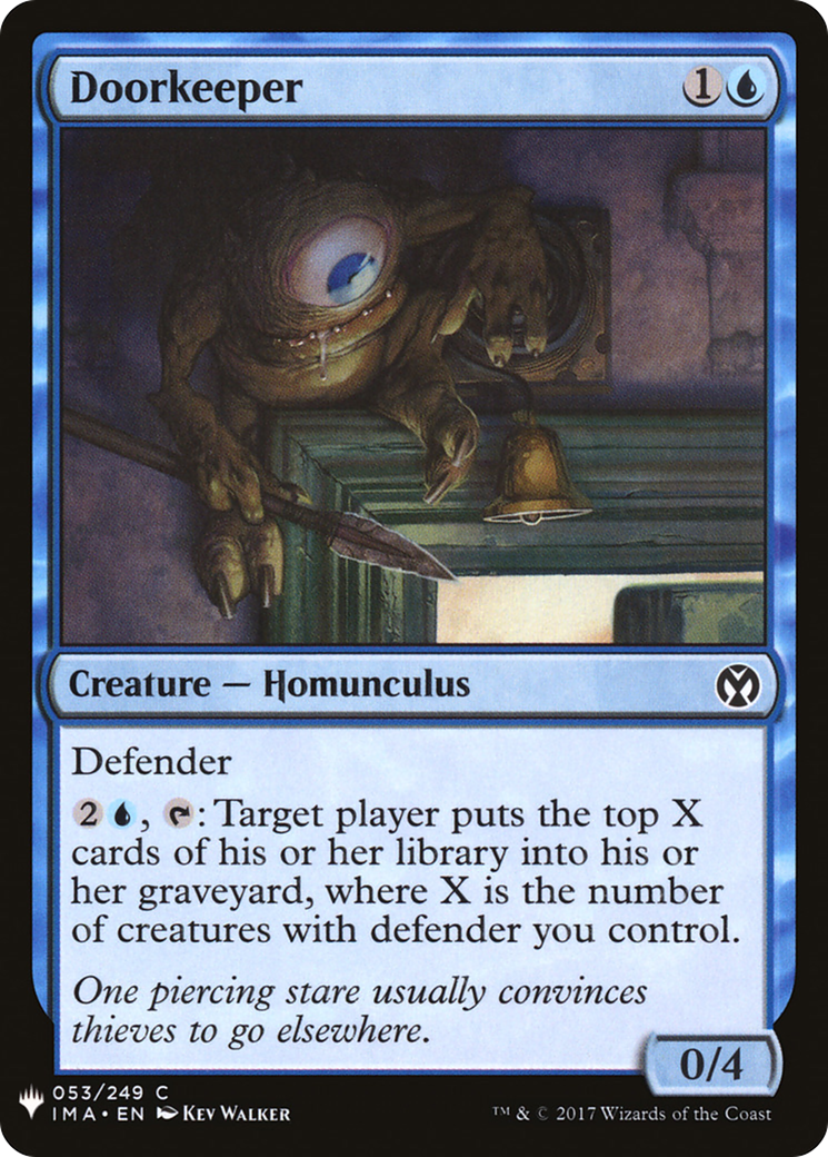 Doorkeeper (IMA-53) - The List