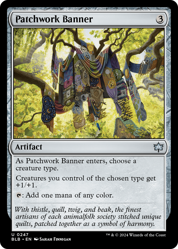 Patchwork Banner (247) Foil - Bloomburrow