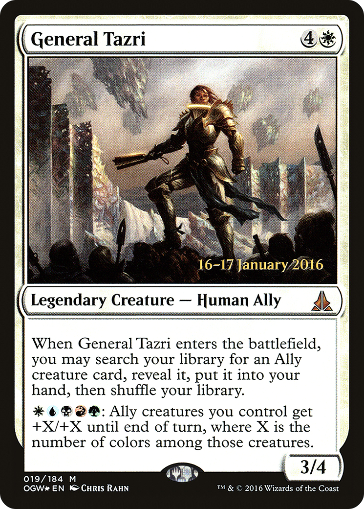 General Tazri (19s) Foil - Oath of the Gatewatch Promos