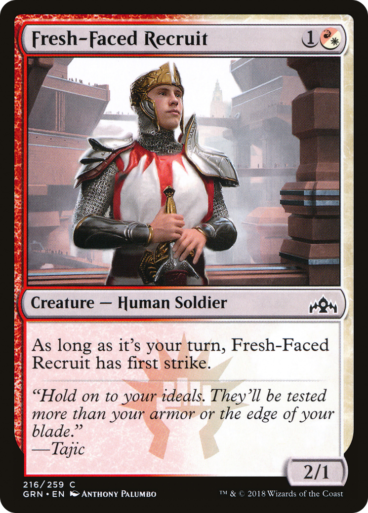 Fresh-Faced Recruit (216) - Guilds of Ravnica