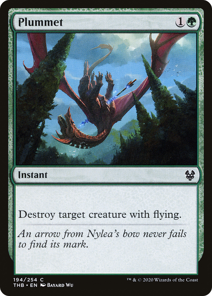 Plummet (194) Foil - Theros Beyond Death
