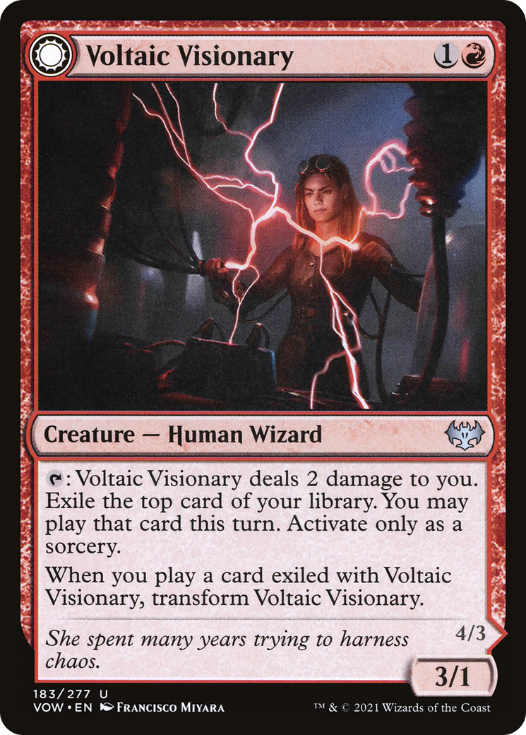Voltaic Visionary (183) Foil - Innistrad: Crimson Vow