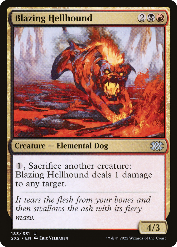 Blazing Hellhound (183) - Double Masters 2022