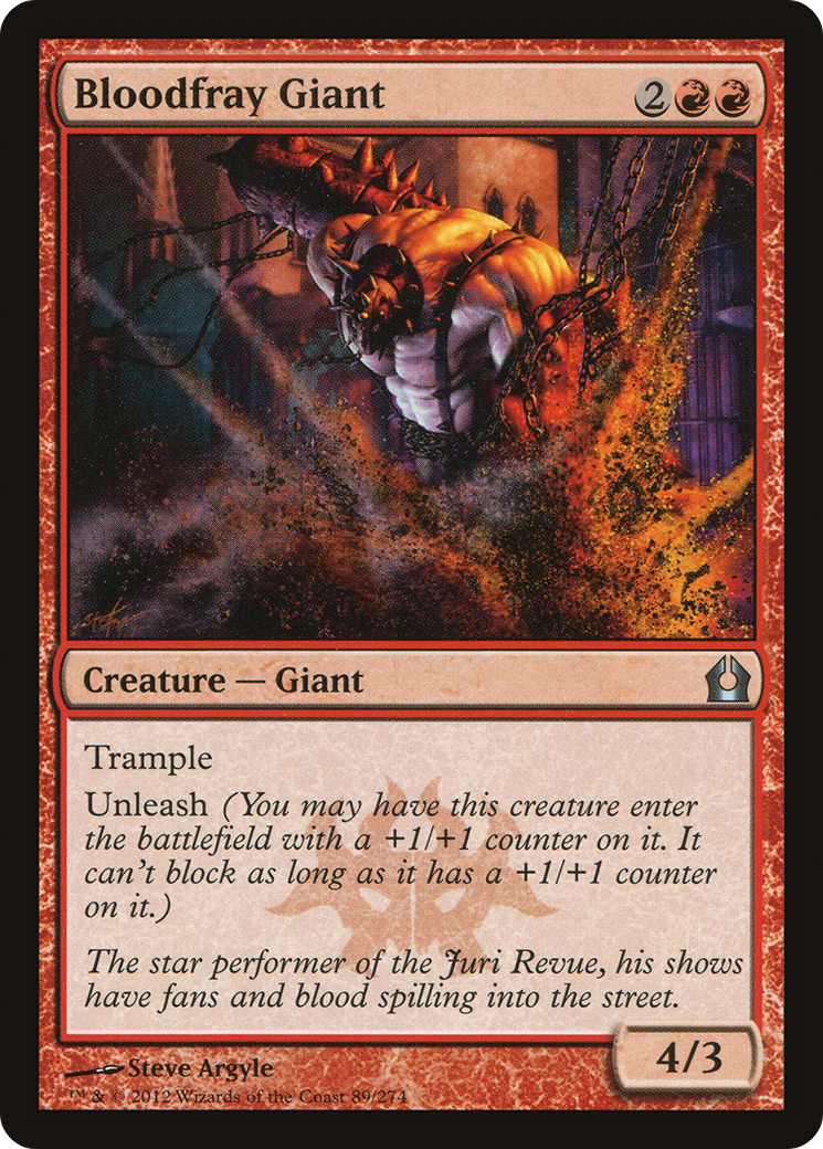 Bloodfray Giant (089) - Return to Ravnica