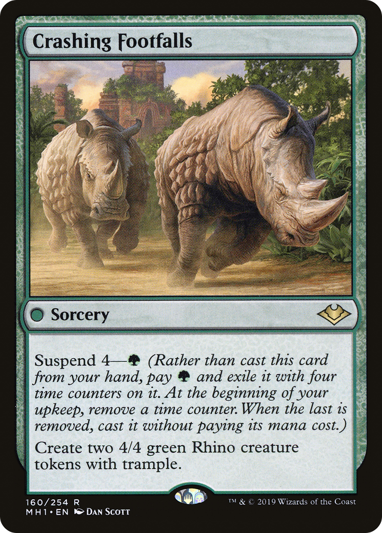 Crashing Footfalls (160) Foil - Modern Horizons