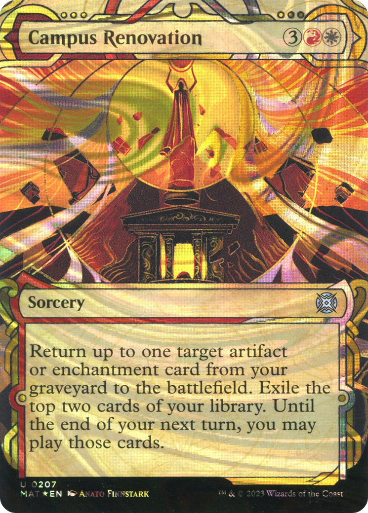 Campus Renovation (Showcase) (207) Foil - March of the Machine: The Aftermath