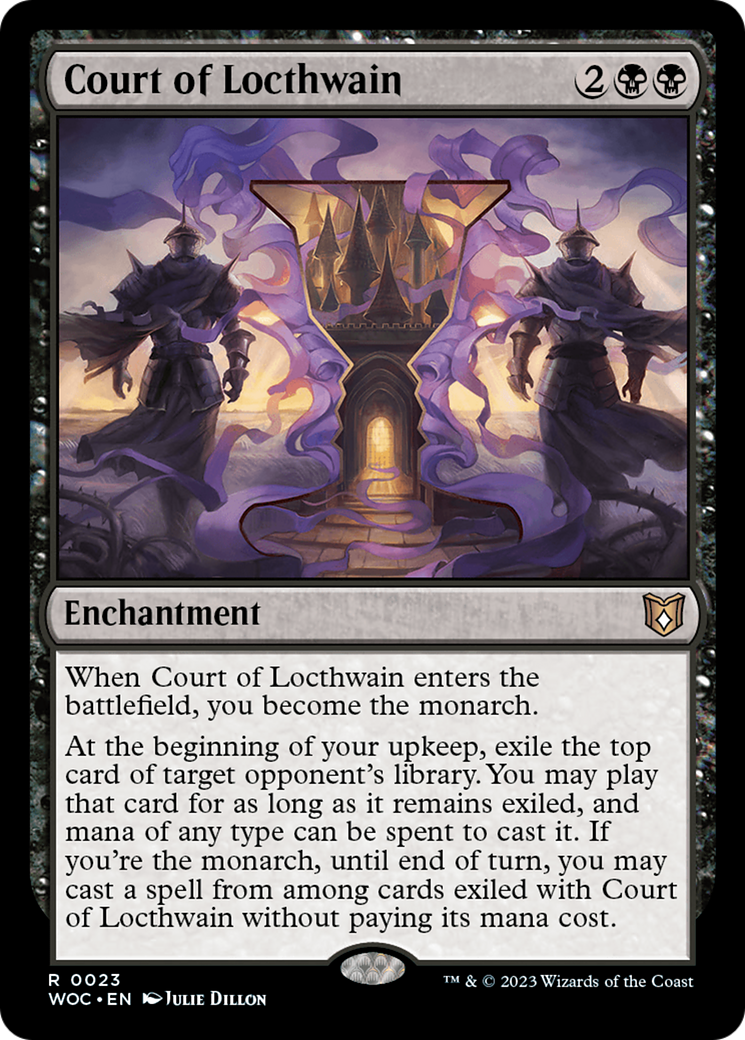 Court of Locthwain (023) - Wilds of Eldraine Commander