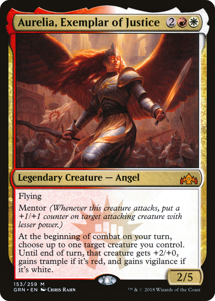 Aurelia, Exemplar of Justice (153) - Guilds of Ravnica