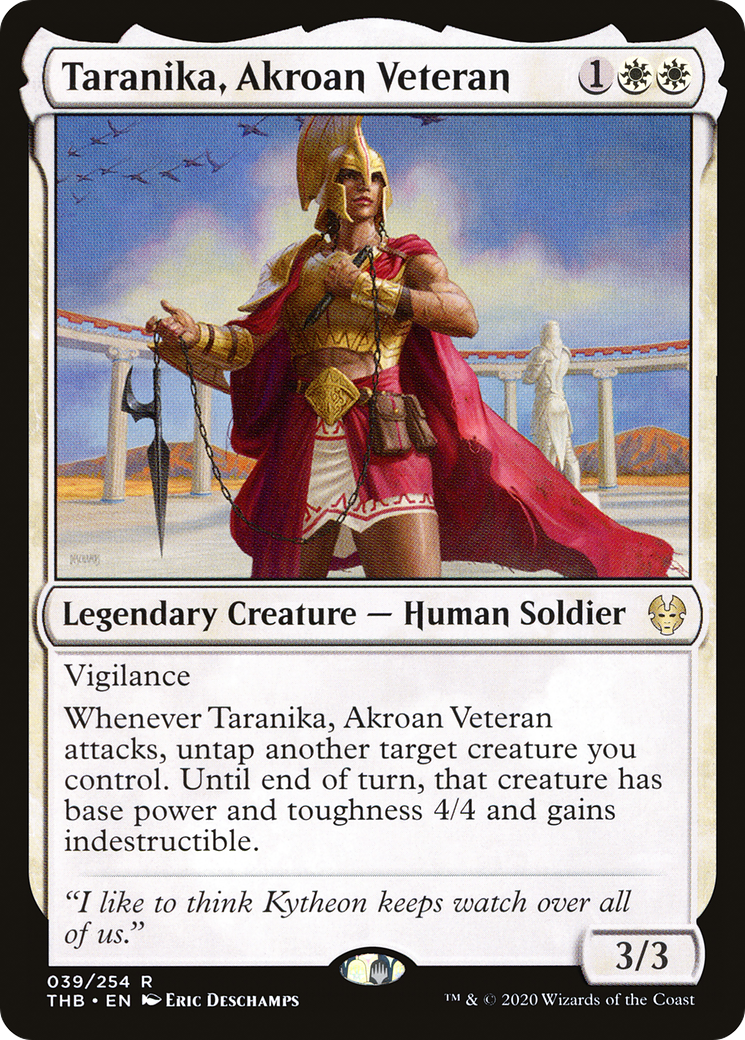 Taranika, Akroan Veteran (039) Foil - Theros Beyond Death