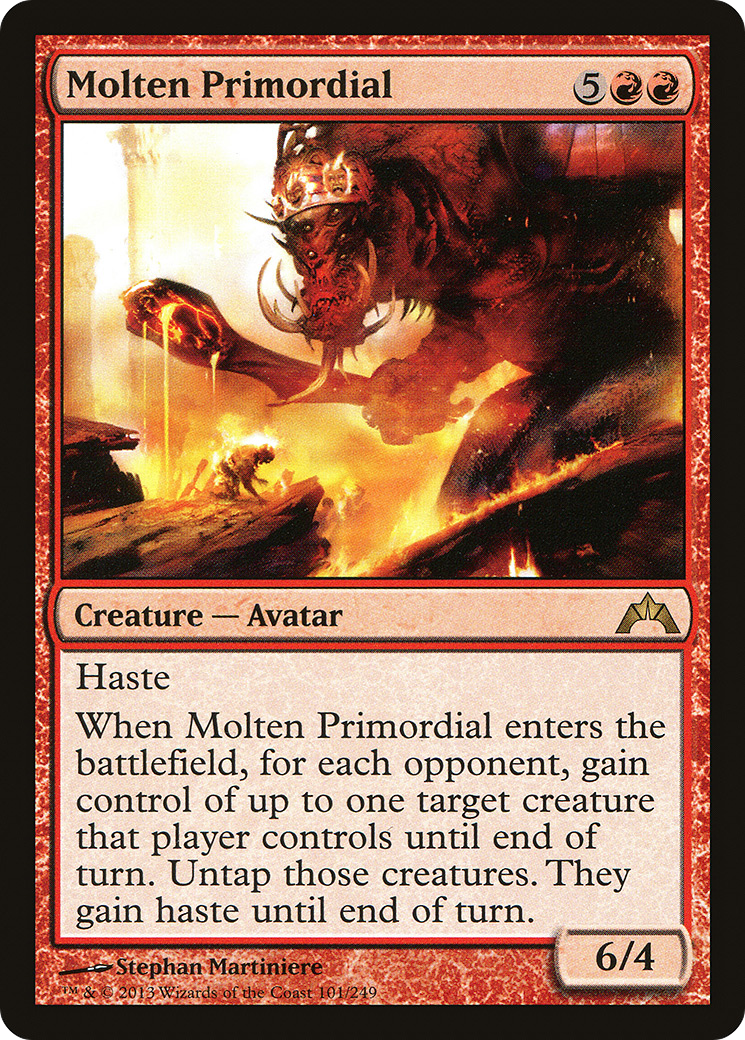 Molten Primordial (101) Foil - Gatecrash