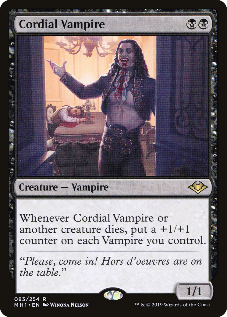 Cordial Vampire (083) Foil - Modern Horizons