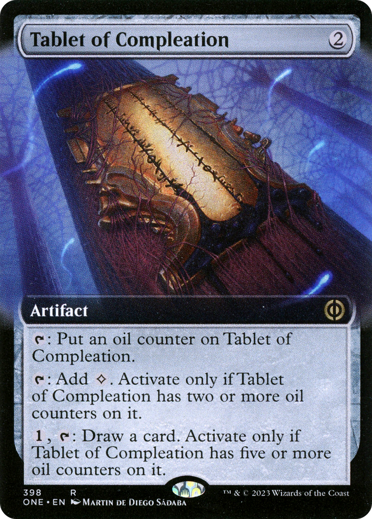 Tablet of Compleation (Extended Art) (398) - Phyrexia: All Will Be One