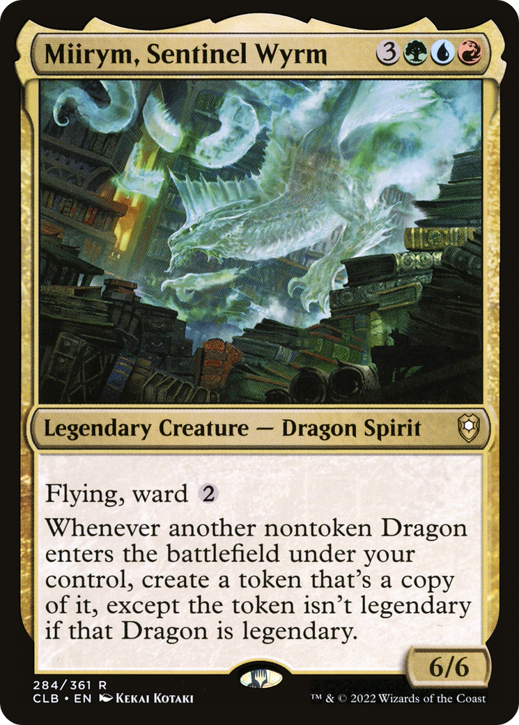 Miirym, Sentinel Wyrm (284) Foil - Commander Legends: Battle for Baldur's Gate