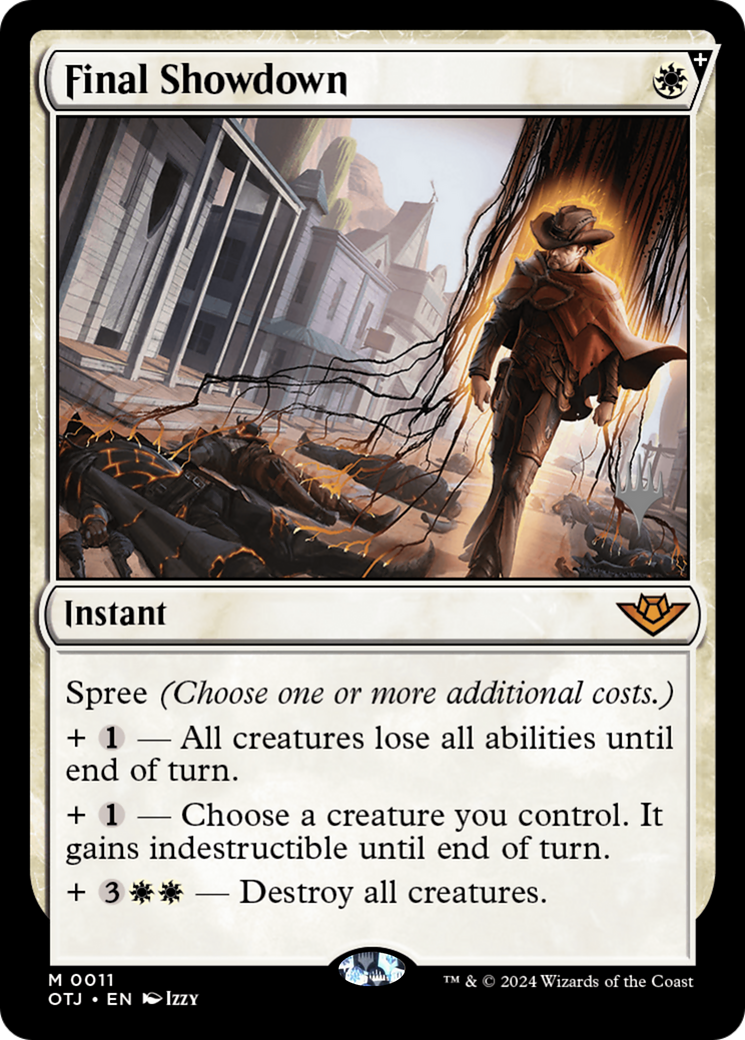 Final Showdown (011) Foil - Outlaws of Thunder Junction Promos