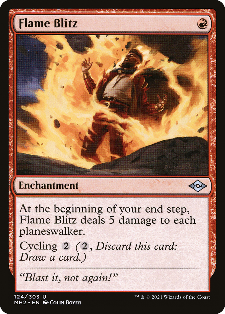 Flame Blitz (124) - Modern Horizons 2
