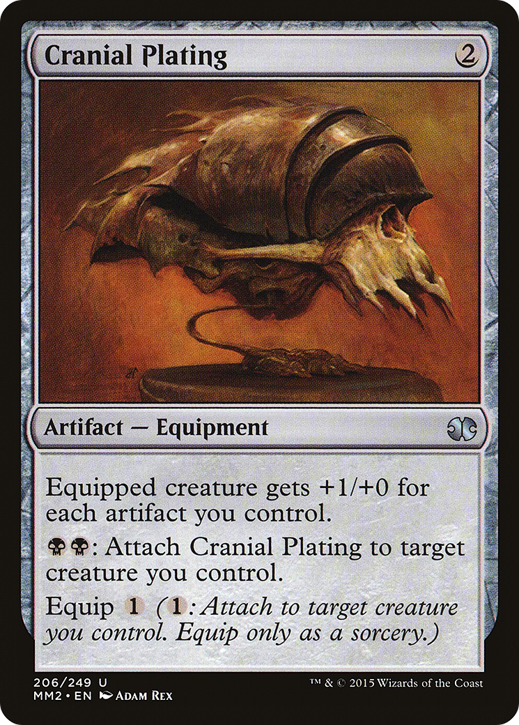 Cranial Plating (206) Foil - Modern Masters 2015