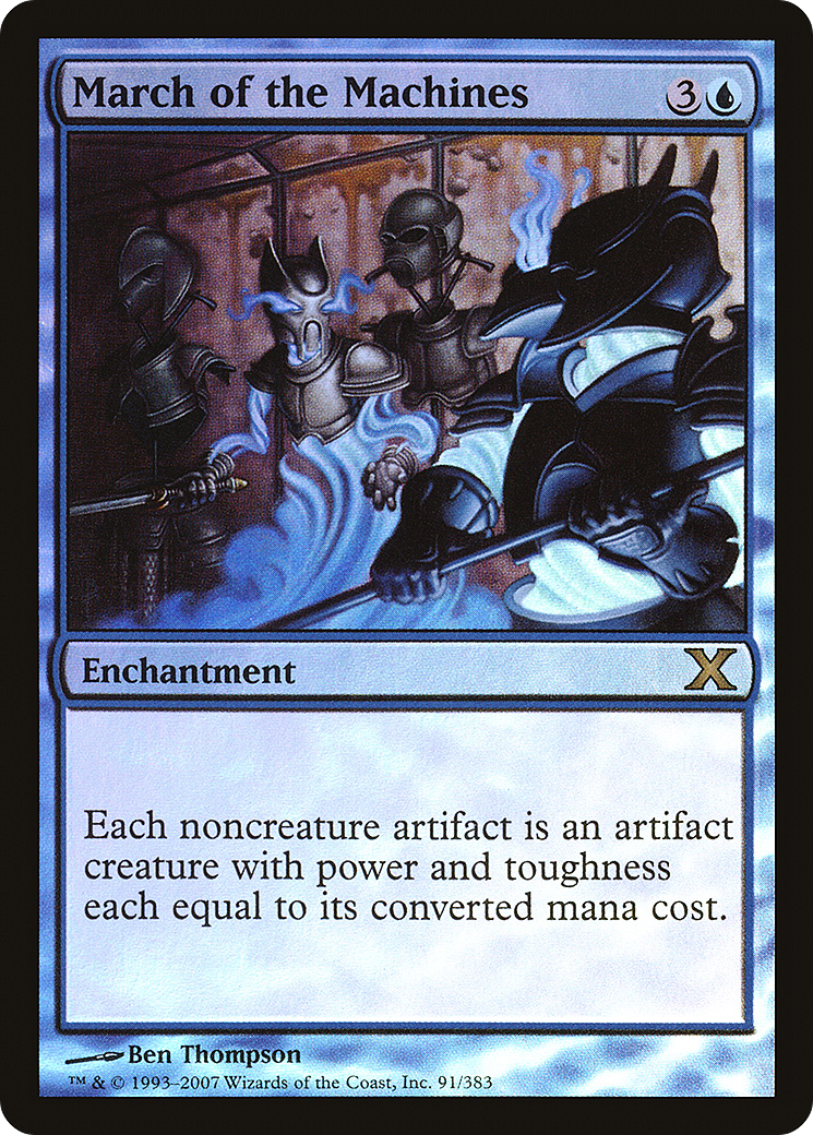 March of the Machines (91) Foil - Tenth Edition
