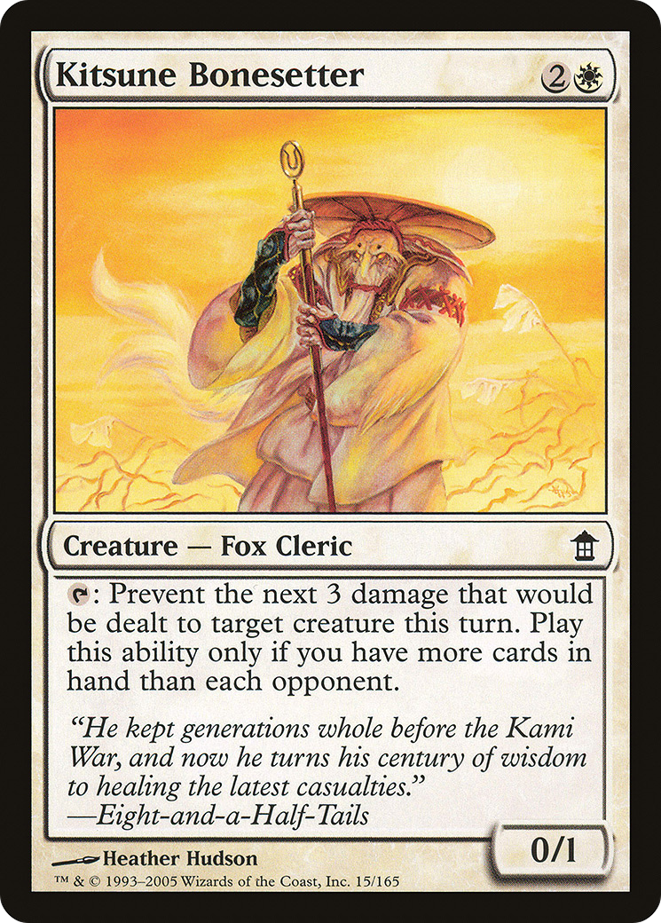 Kitsune Bonesetter (015) - Saviors of Kamigawa