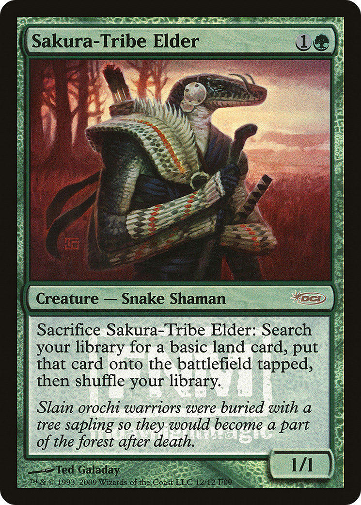 Sakura-Tribe Elder Foil - Friday Night Magic 2009