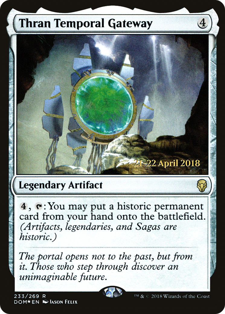 Thran Temporal Gateway (233) Foil - Dominaria Promos