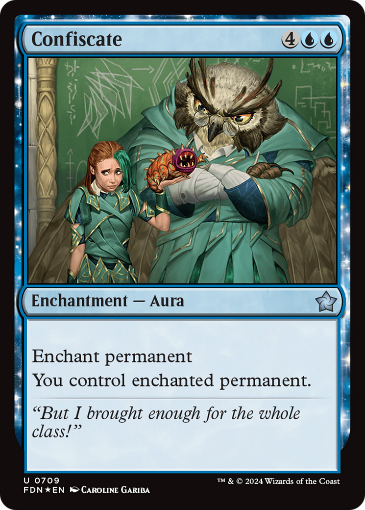 Confiscate (709) Foil - Foundations