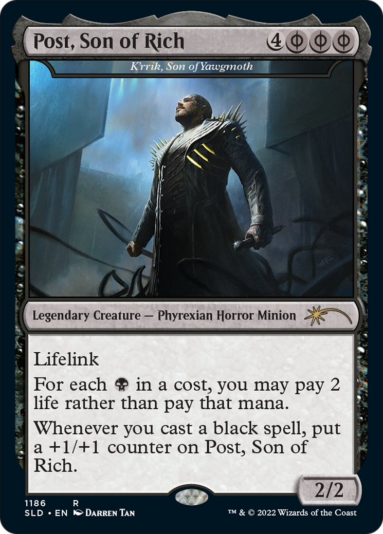 K'rrik, Son of Yawgmoth (1186) - Secret Lair Drop