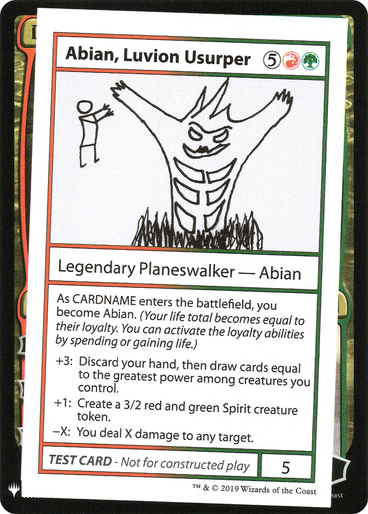 Abian, Luvion Usurper (087) - Mystery Booster Playtest Cards 2019