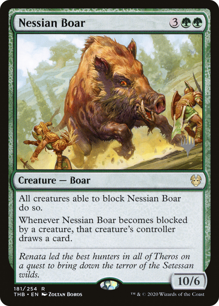 Nessian Boar (181p) - Theros Beyond Death Promos