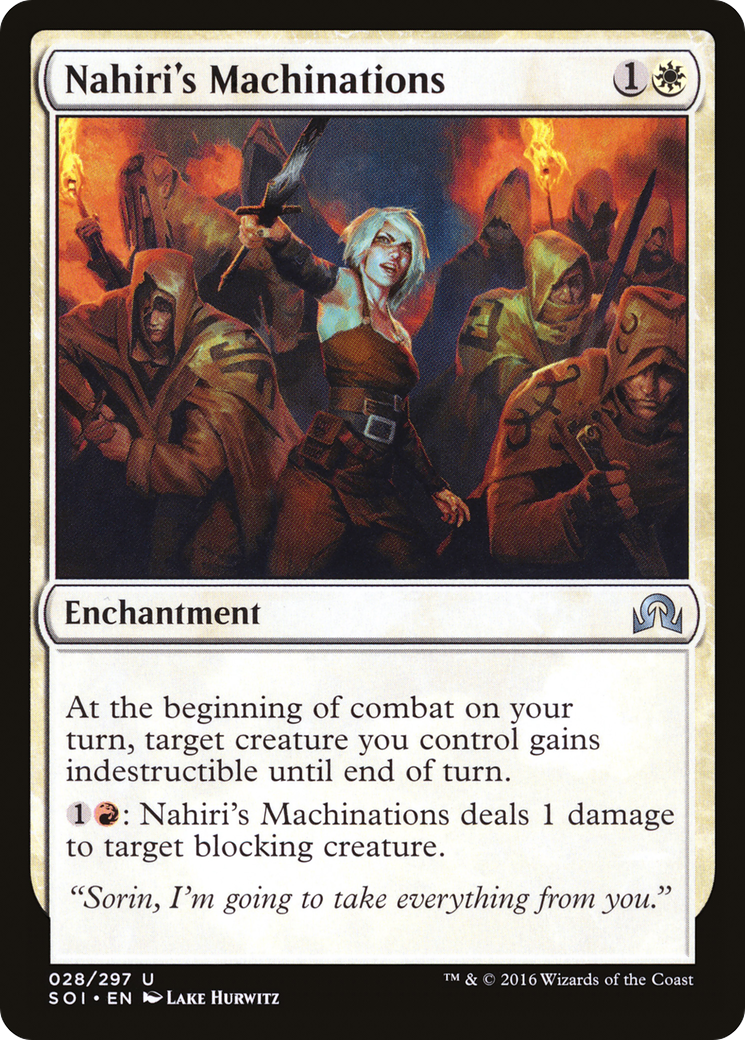 Nahiri's Machinations (028) Foil - Shadows over Innistrad