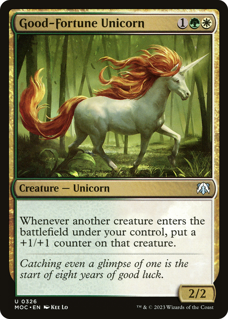 Good-Fortune Unicorn (326) - March of the Machine Commander
