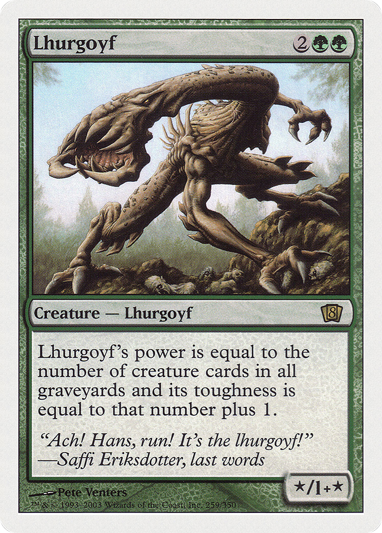 Lhurgoyf (259) - Eighth Edition
