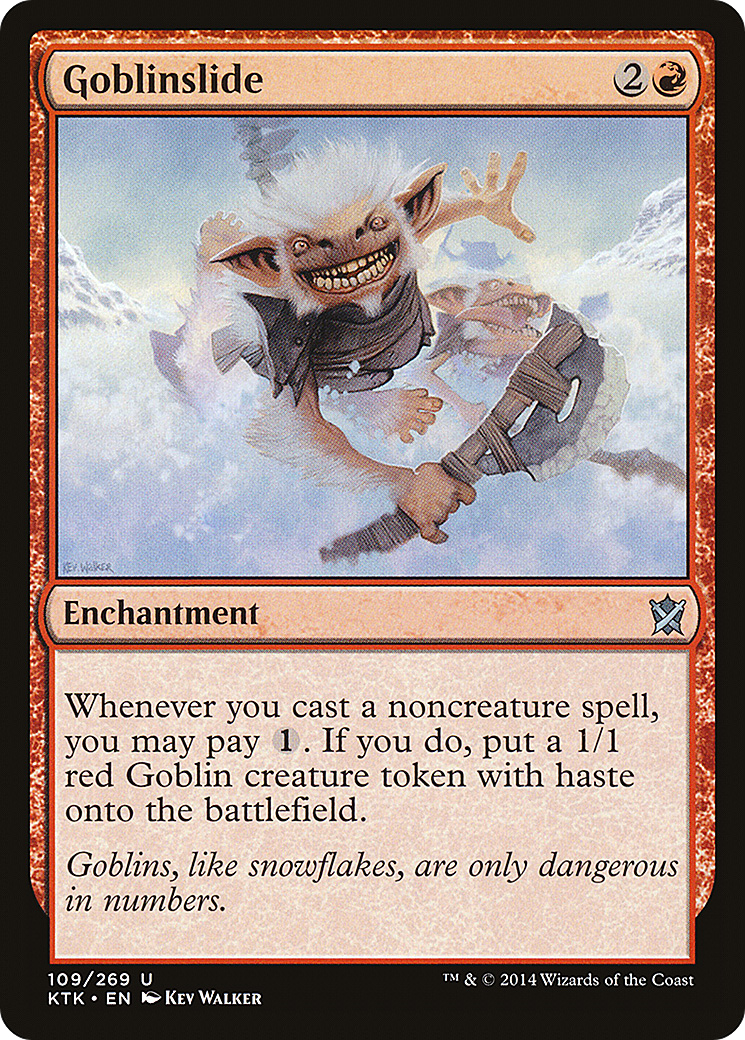 Goblinslide (109) - Khans of Tarkir
