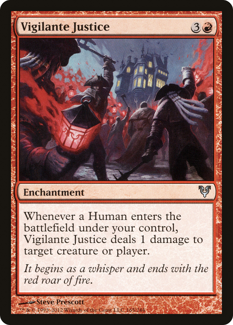 Vigilante Justice (165) Foil - Avacyn Restored