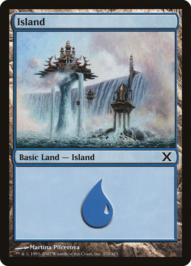 Island (370) Foil - Tenth Edition