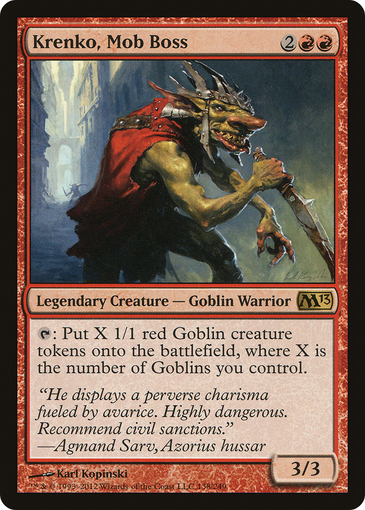 Krenko, Mob Boss (138) Foil - Magic 2013