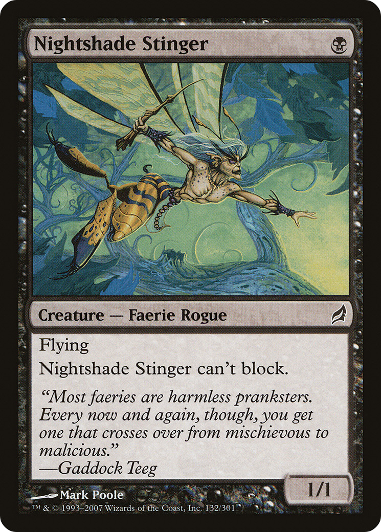 Nightshade Stinger (132) - Lorwyn