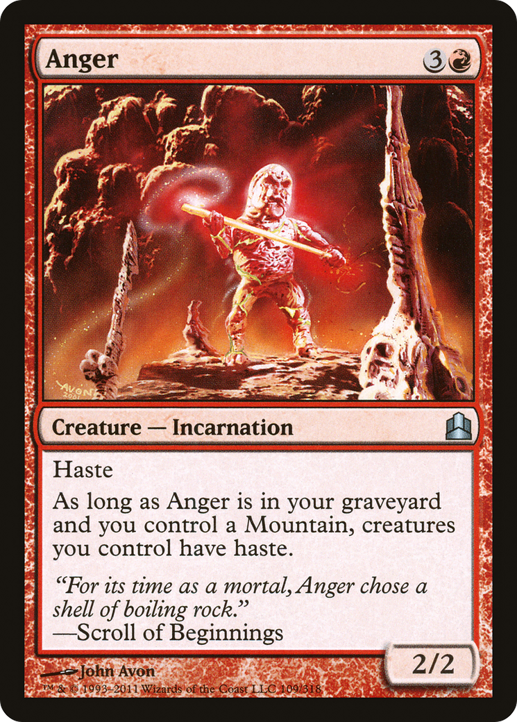 Anger (109) - Commander 2011