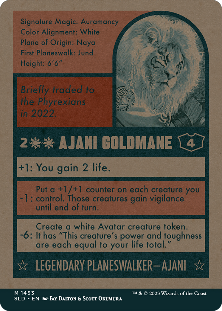 Ajani Goldmane // Ajani Goldmane (1453) Foil - Secret Lair Drop