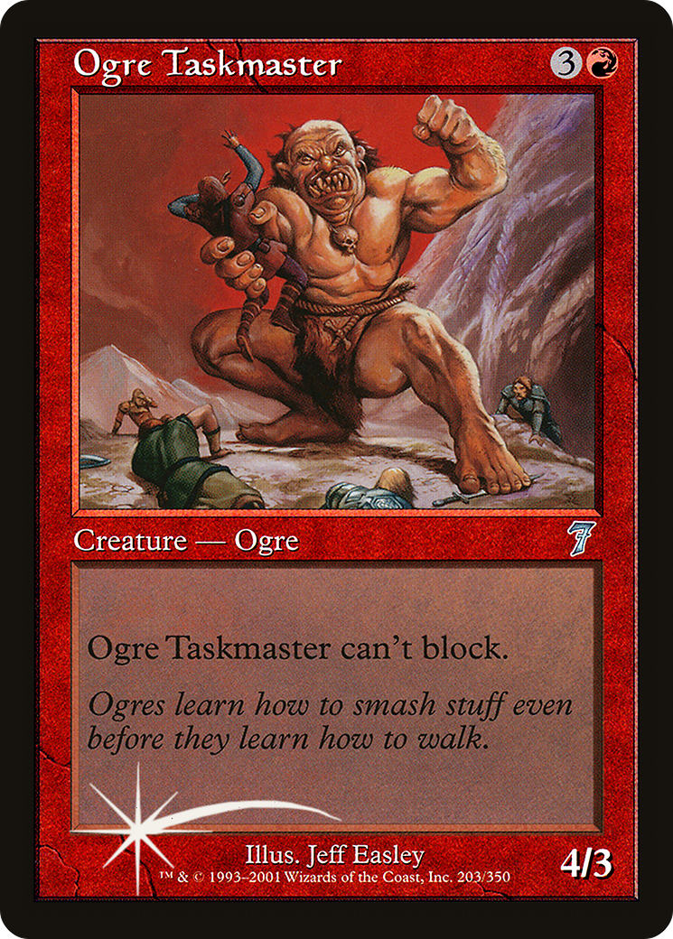 Ogre Taskmaster (203) - Seventh Edition