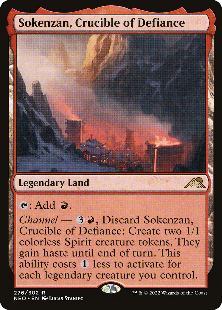 Sokenzan, Crucible of Defiance (276) Foil - Kamigawa: Neon Dynasty