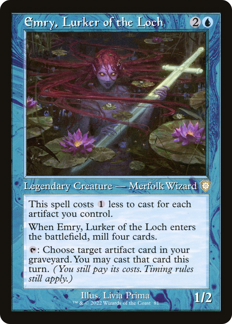 Emry, Lurker of the Loch (Retro) (081) - The Brothers' War Commander