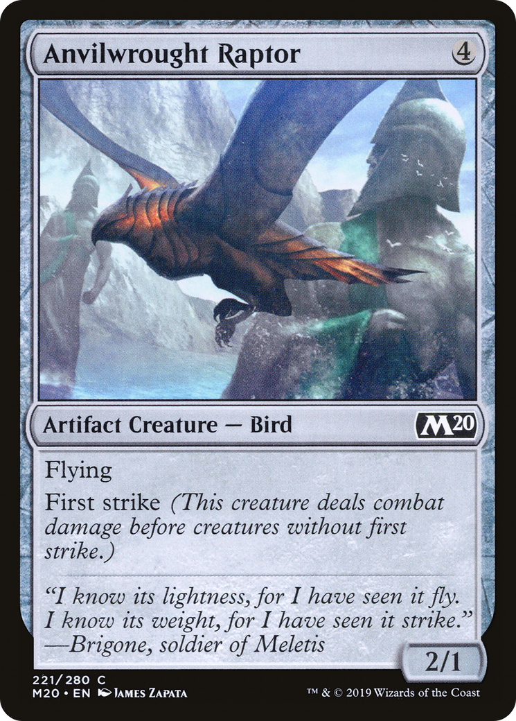 Anvilwrought Raptor (221) - Core Set 2020