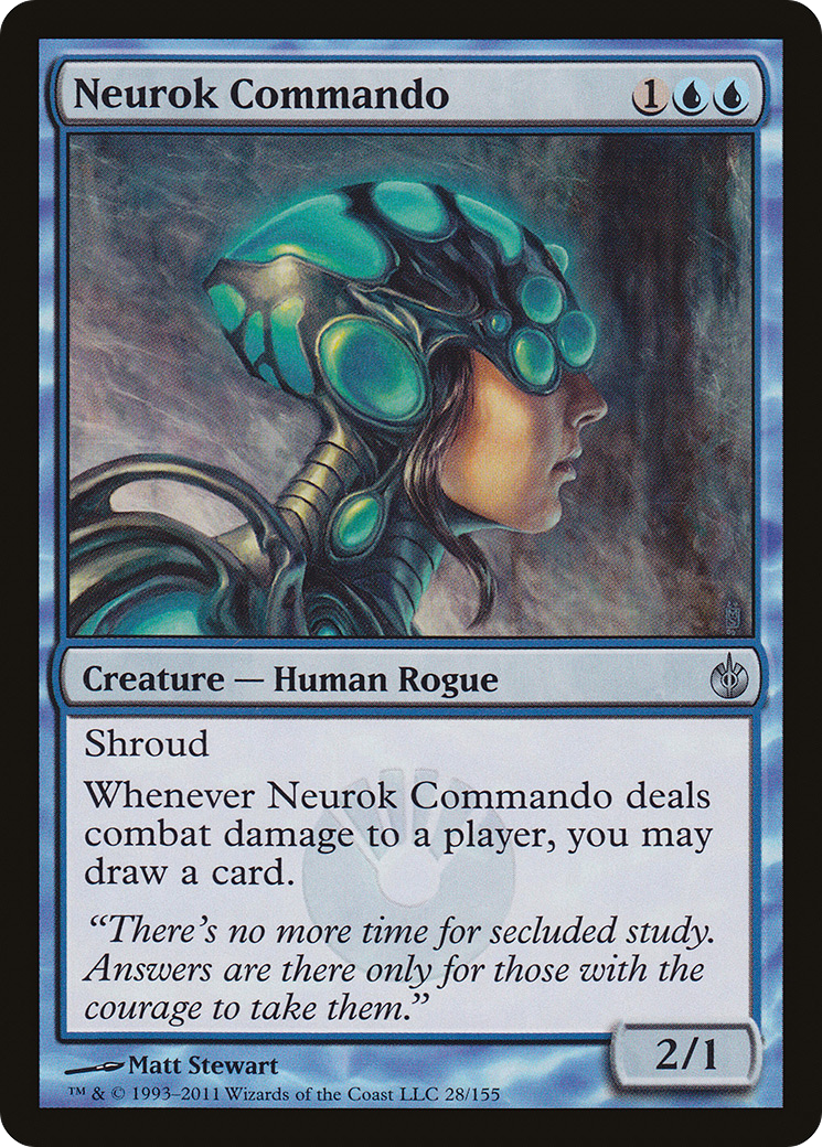 Neurok Commando (028) - Mirrodin Besieged