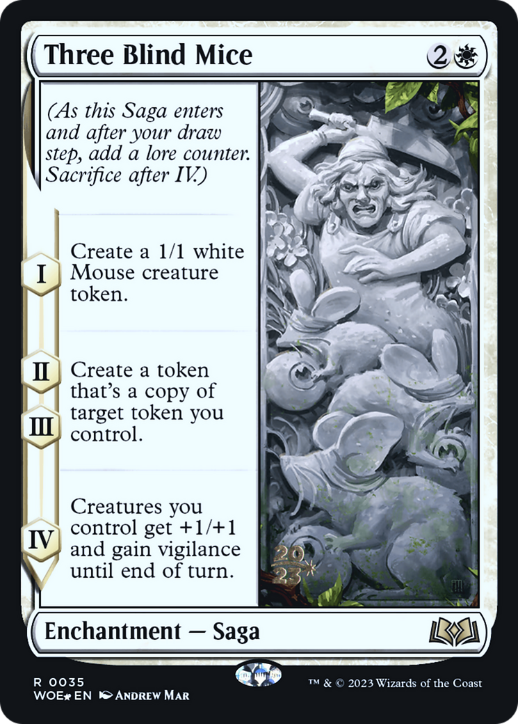 Three Blind Mice (035) Foil - Wilds of Eldraine Promos