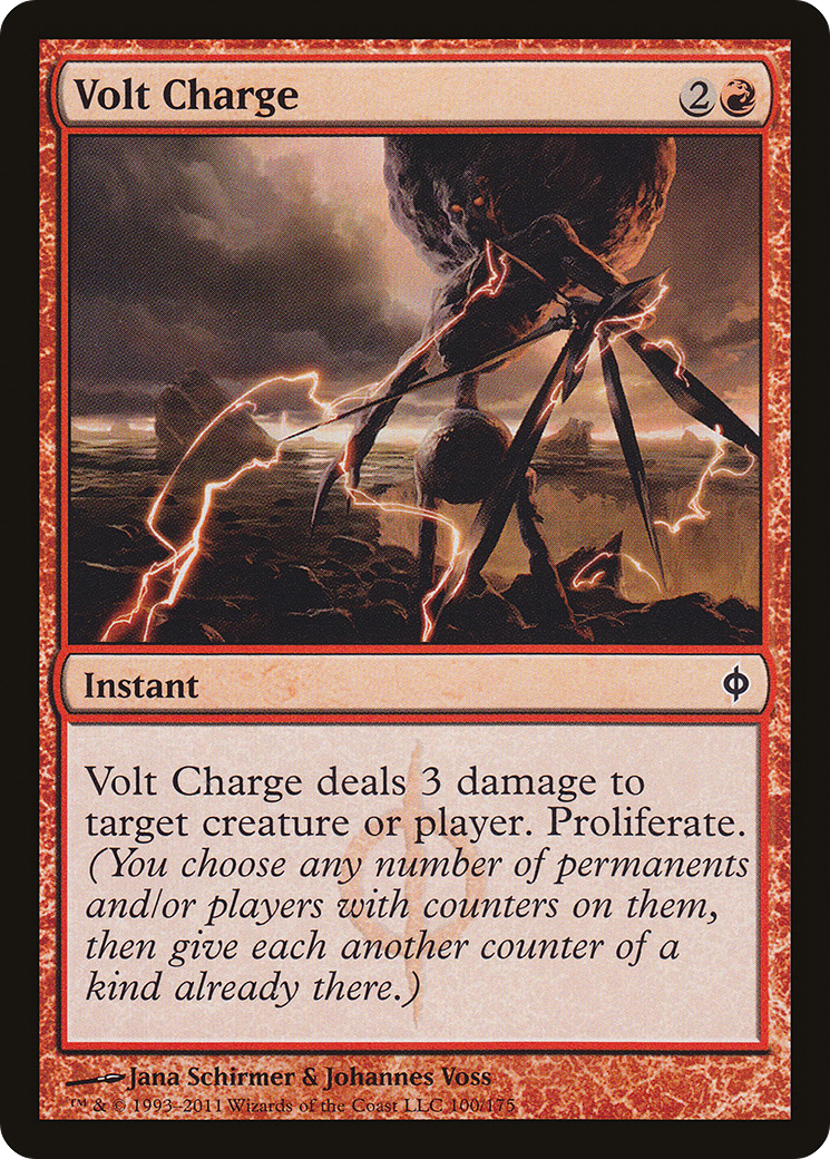 Volt Charge (100) Foil - New Phyrexia