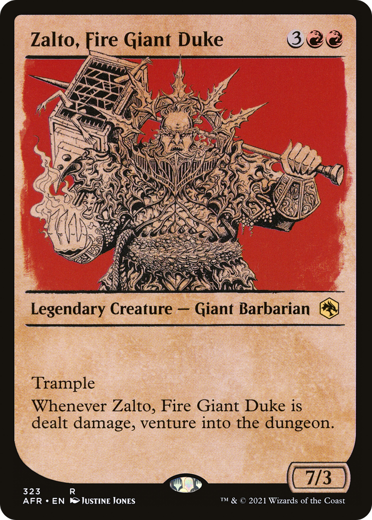 Zalto, Fire Giant Duke (Showcase) (323) - Adventures in the Forgotten Realms