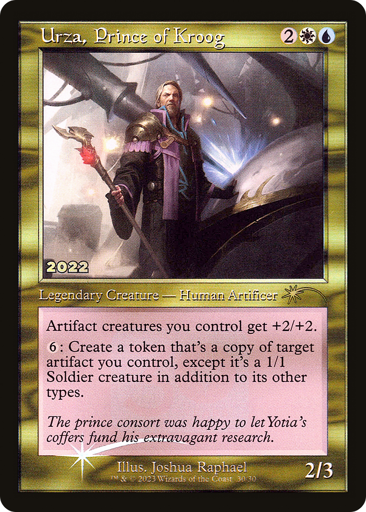 Urza, Prince of Kroog (Retro) (030) Foil - 30th Anniversary Play Promos