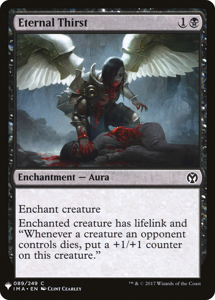 Eternal Thirst (IMA-89) - The List